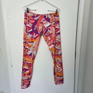 VTG- Emilio Pucci leggings Italy Kaleidoscope signature psychedelia Women 12 /42